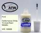 Preview: Ford, Performance White Tricoat Pearl Metallic, WR / M6669: 20ml Lackstift, von ATW Autoteile West.